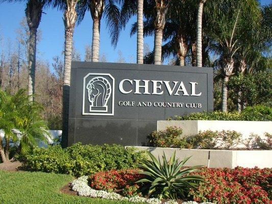 We service exclusively in the Cheval Golf and Country Club.