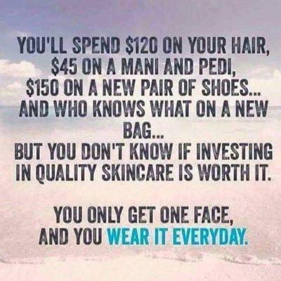 Get Skincare regularly