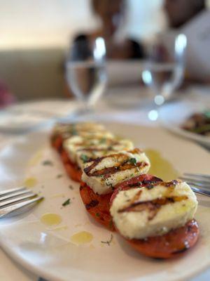 Grilled Halloumi & Tomatoes