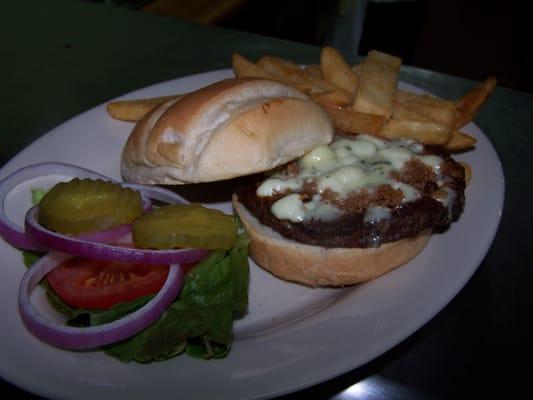 Black and Blue Elk Burger