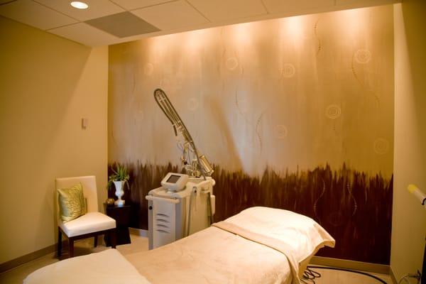 One of our laser treatment rooms.