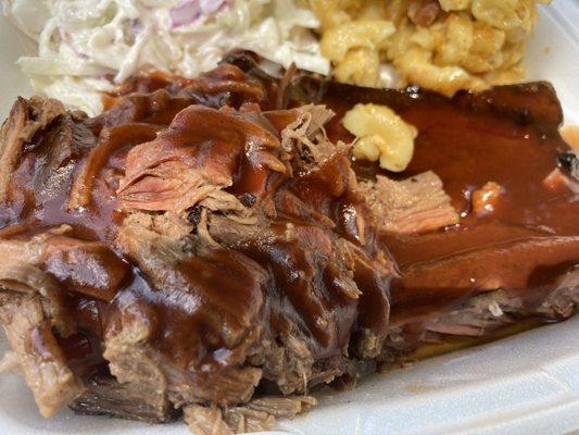 Chopped Brisket and Ribs