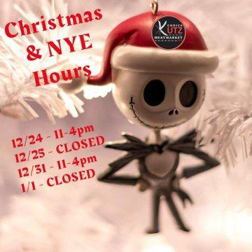 Holiday Hours!