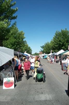 Sunday Farmer's Market in The Town of Palisade Colorado