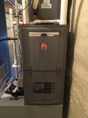 96% Efficient Rheem Furnace