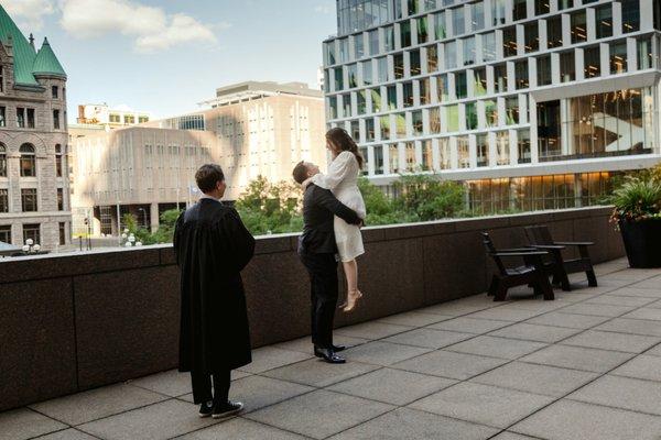 An elopement in Minneapolis, Mn.