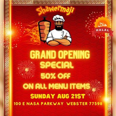 Grand Opening Promotion