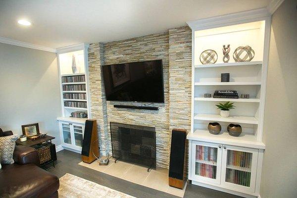 Built-In Bookcases