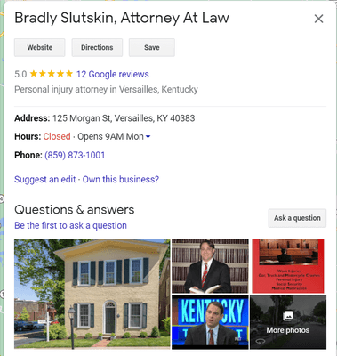 5 star google reviewed law firm!