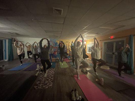 Room full of yogi love