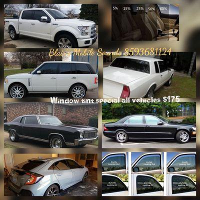 Window tinting services