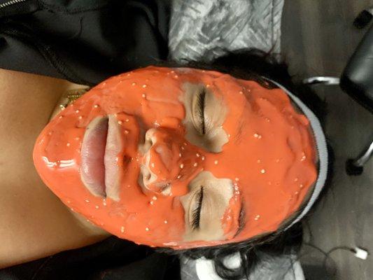 Jelly masks help lock in moisture and help draw out impurites and debris from the skin. Also very calming and soothing.