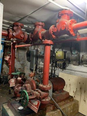 Buckmiller altered the existing system to meet proper install requirements and NFPA25's requirements to test all fire pumps.