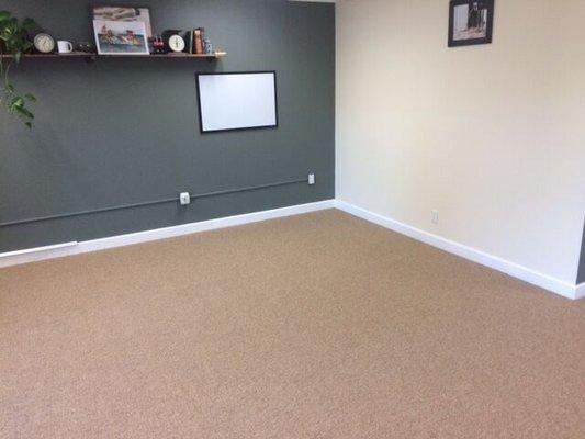 Another Willow Glen job. Office carpet for a local business!