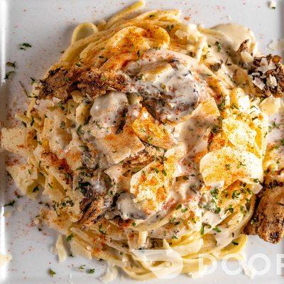 Jerk Chicken Alfredo