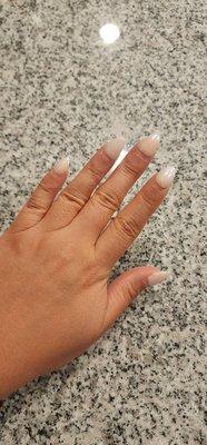 Chrome nails (about 2 and a half weeks after the appointment)