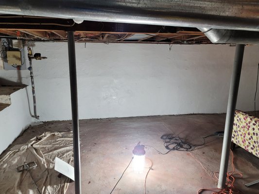 Fixed basement walls