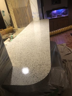 Countertop Refinished by New Glaze