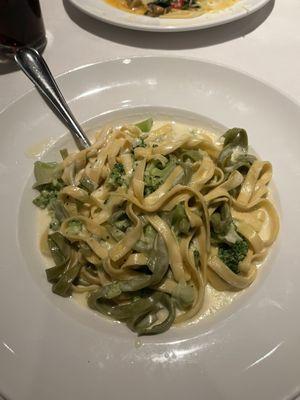 Fettuccine Alfredo Broccoli