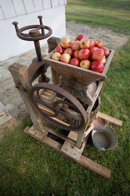 October is our apple pressing time at the farm for customer appreciation, family and friends.