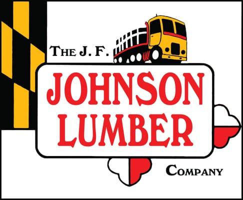 The J.F. Johnson Lumber Company logo