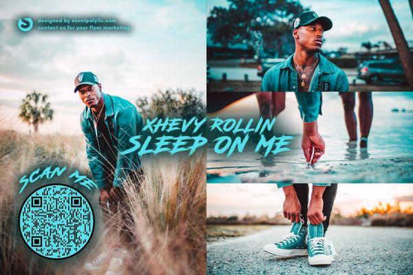 Flyer Marketing and Photography for Tampa Artist Xhevy Rollin