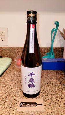 Chitosetsuru Junmai Ginjo Sake 720ml Bottle $30.00 (12/02/22). @RiverviewWineJC #JerseyCity #Beer #Champagne #Wine