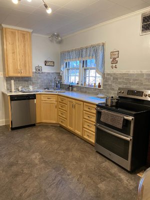 North side of kitchen after remodel.