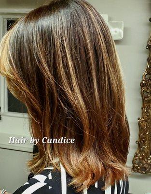 Cut and color, natural/balanced/long lasting.