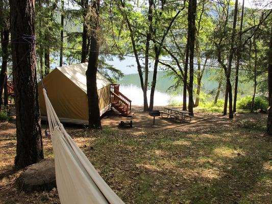 Glamping @ Mary Smith Campground at Lewiston Lake!