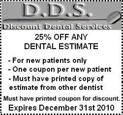 25% Off Any Dental Estimate