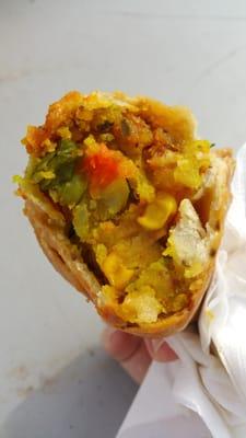 Inside samosa