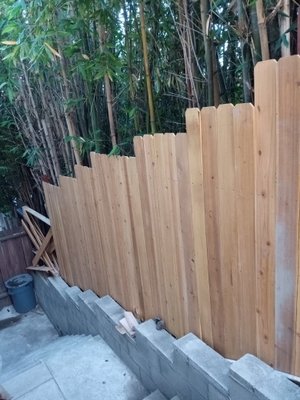 Dog ear fence