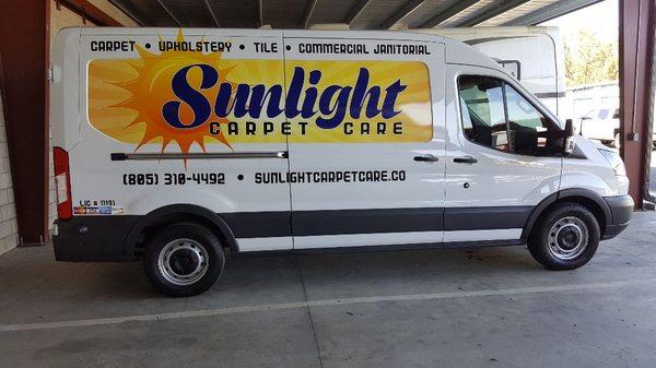 Carpet Cleaning Van