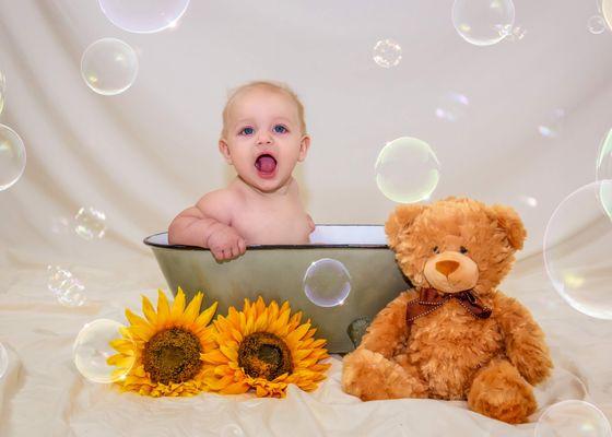 Such a cutie! 6 month old session