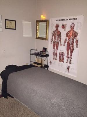 Our Massage Room.