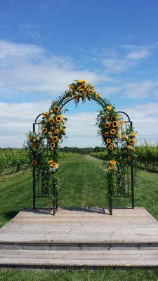 Wedding Arch.