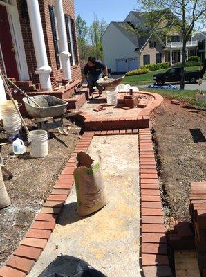 Paver installation