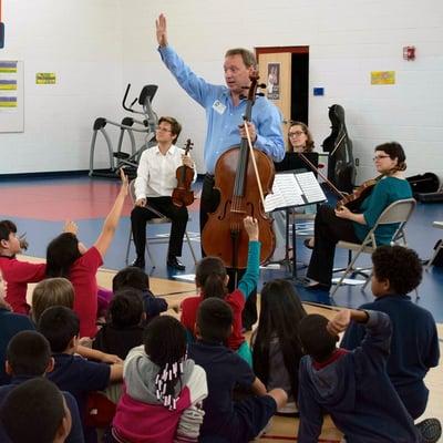 Educational outreach with Camerata San Antonio.
 CamerataSA.org