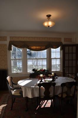 Dining Room looking toward the Willamette River.