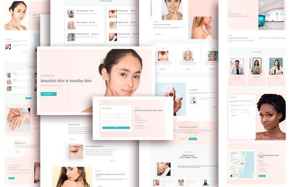 WordPress website for SPA business