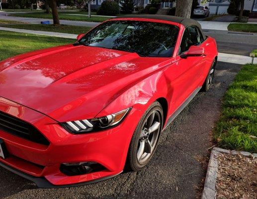 Front bumper replaced by Keinath looks fantastic!