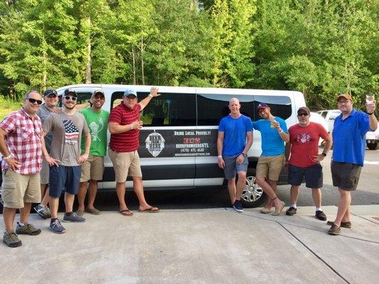 ATL guys checking out the Athens breweries