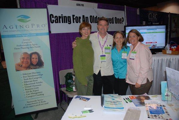 Aging Pro booth at CA Women's Conference