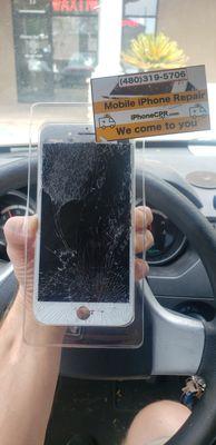 We come to your work and fix the iPhone in our vehicle. You save time and money Quality Cheap mobile iPhone Screen Repair in Mesa