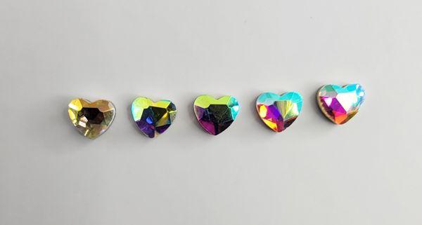 Iridescent Heart 3mm