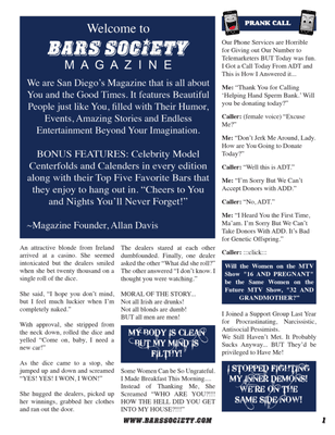 Sample of Magazine Interior