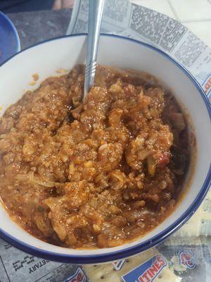 Cabbage soup, perfect on a cold day