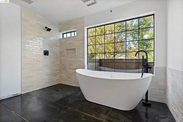 Barrier Free Tile Bathroom