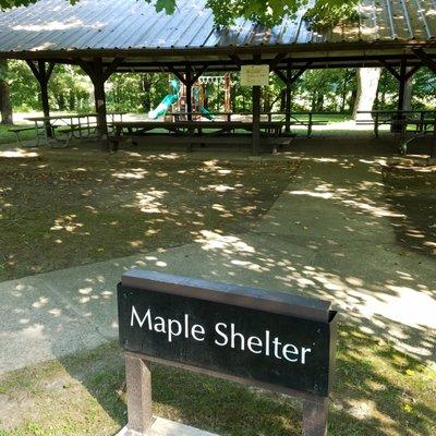 shelter and playground